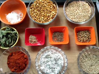 dal chutney pudi ingredients