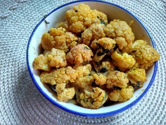 dry cauliflower subji gobhi subzi, easy and quick gobi ki subzi, cauliflowerchi bhaji